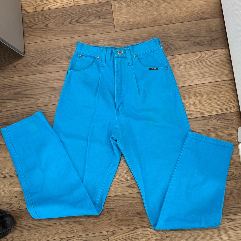 Vintage wrangler women’s teal denim Jeans